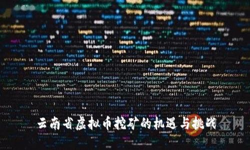云南省虚拟币挖矿的机遇与挑战