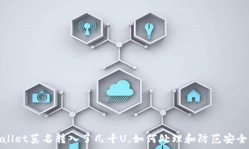   
tpWallet莫名转入了几千U，如何处理和防范安全风险